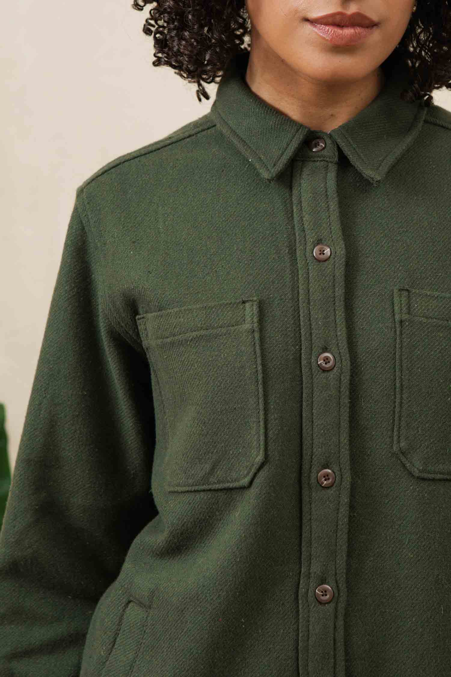 Dawson Overshirt / Dark Sage