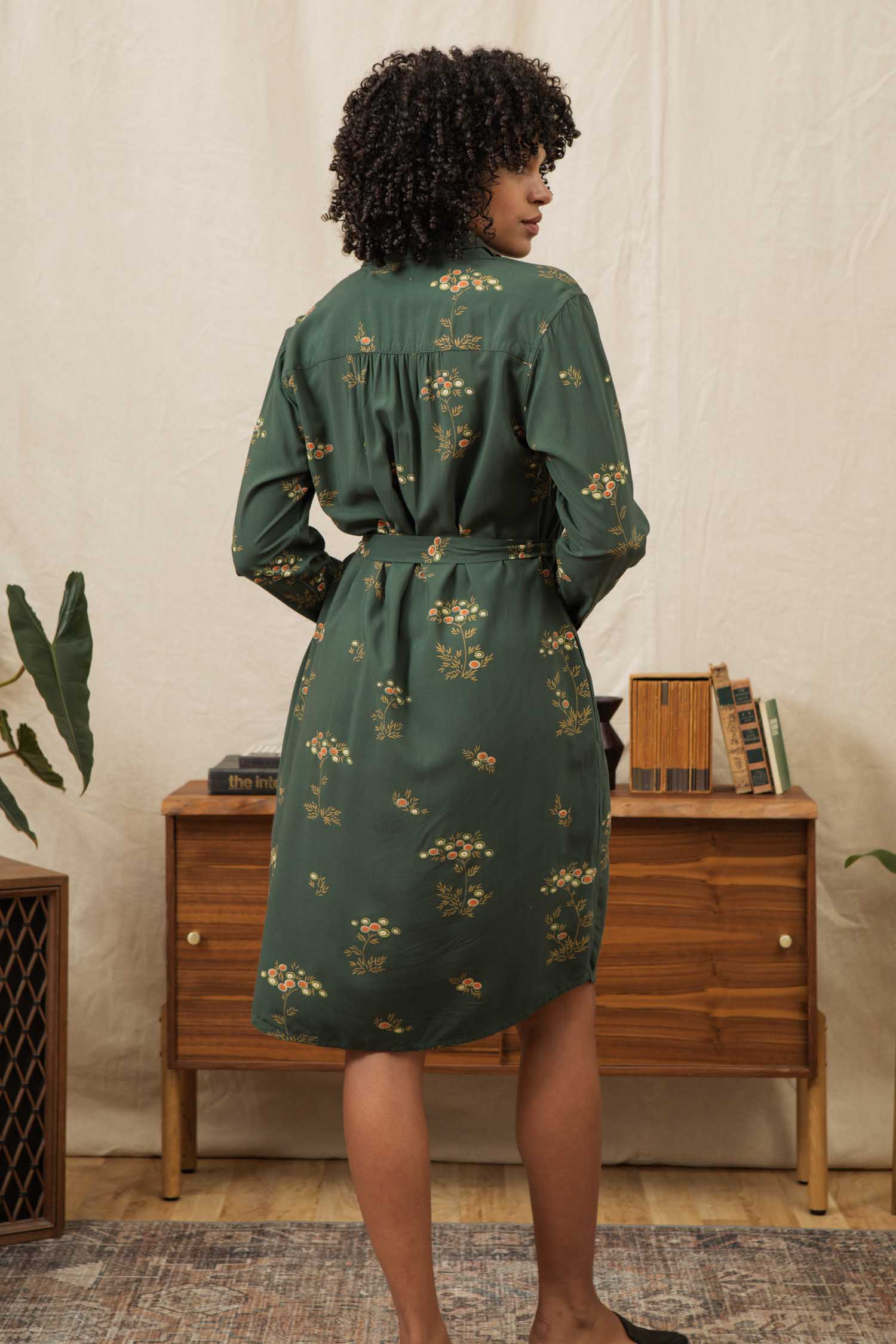 Emery Shirt Dress / Woodland Bloom