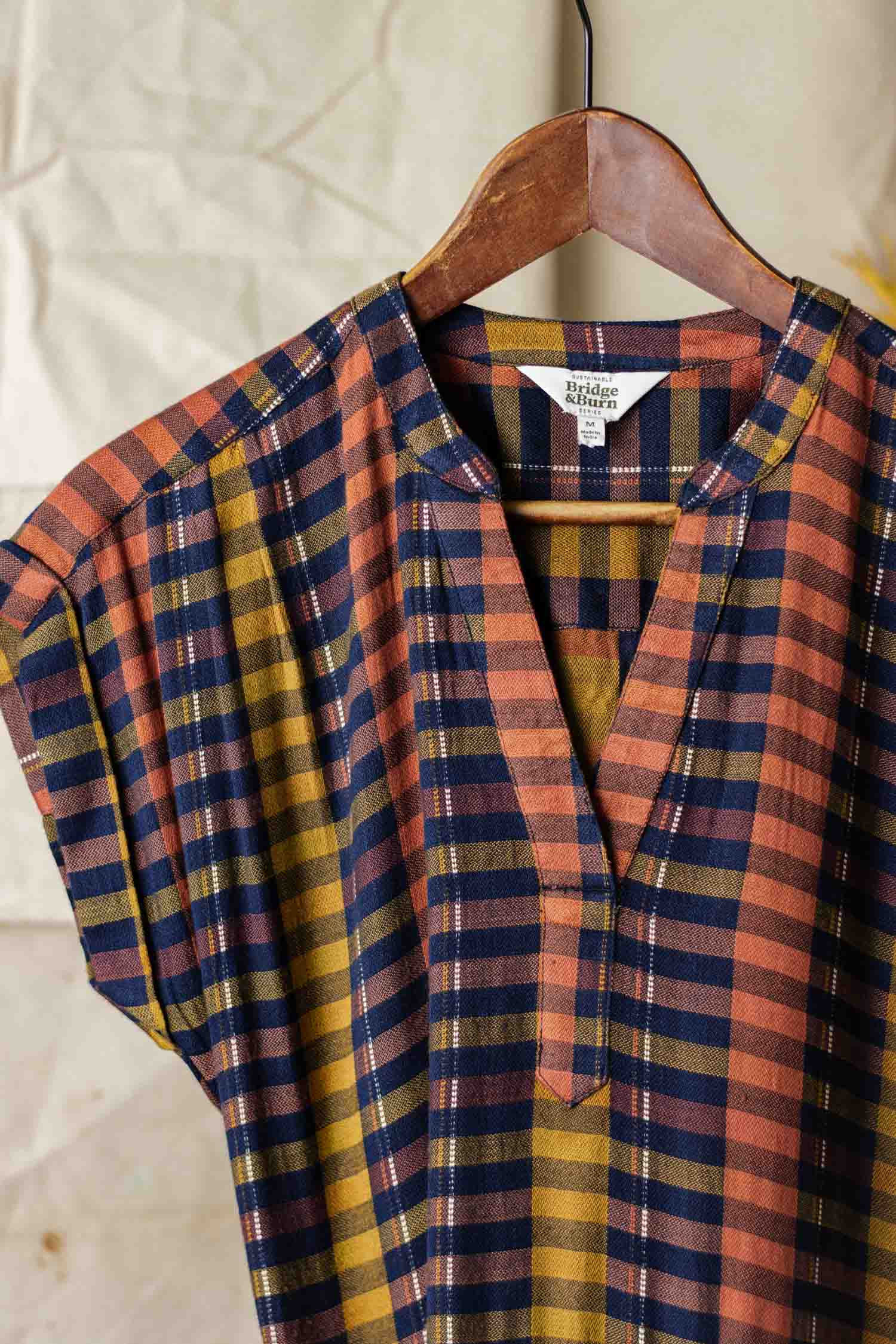 Ira Dress / Alpenglow Stripe
