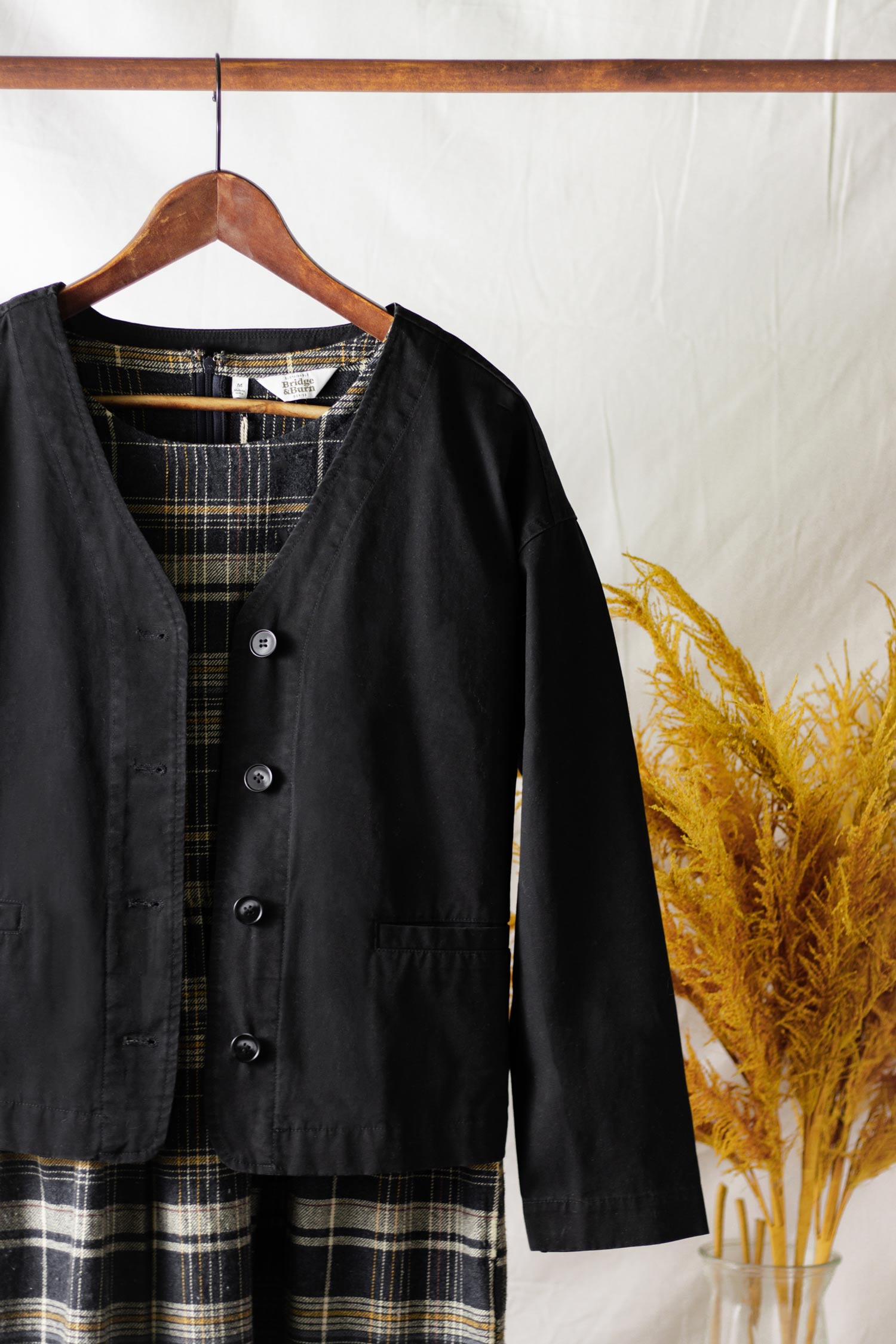 Lee Jacket / Black Canvas
