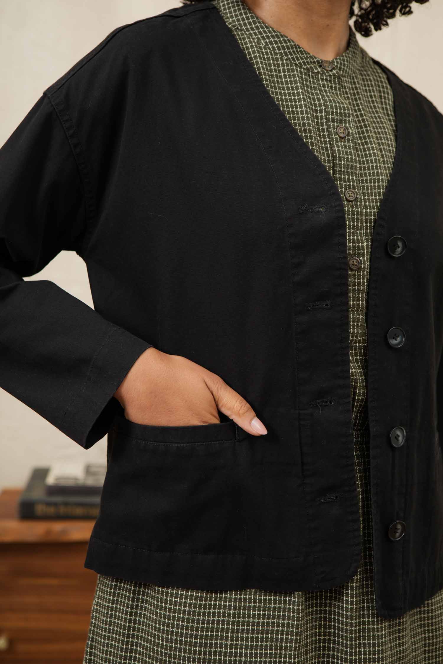 Lee Jacket / Black Canvas