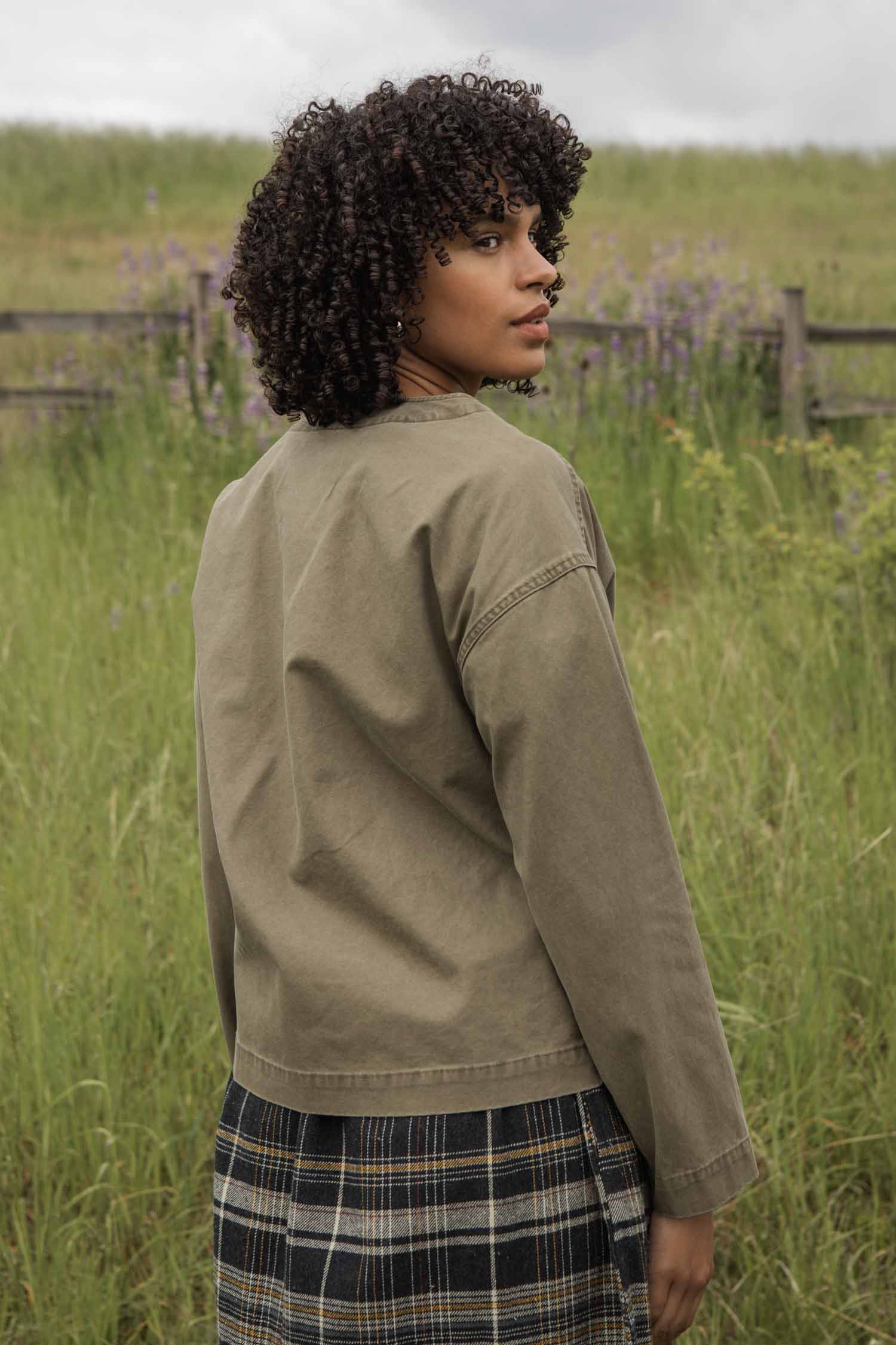 Lee Jacket / Khaki Green Canvas