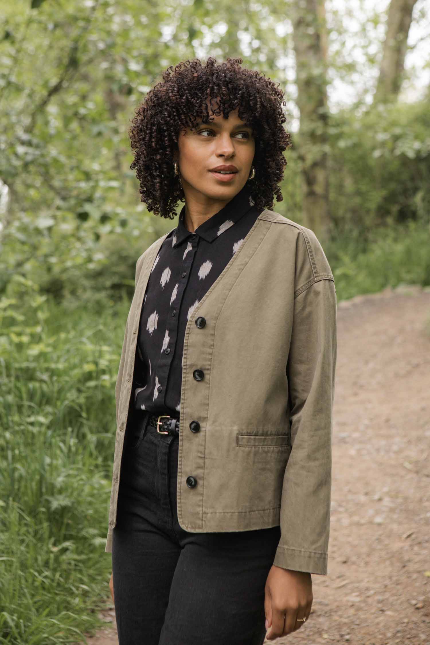 Lee Jacket / Khaki Green Canvas