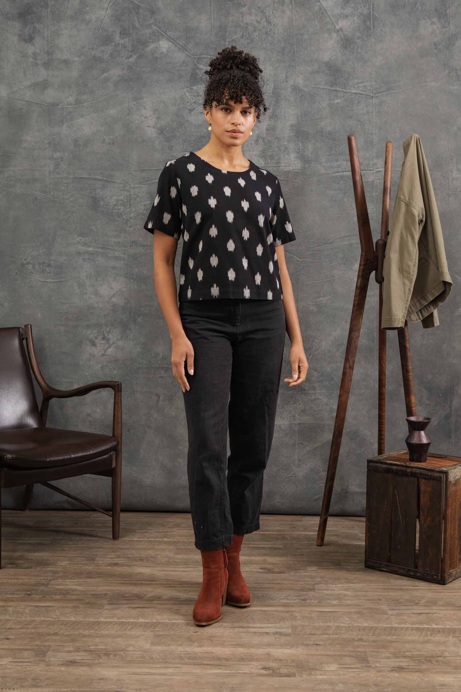 Leona Shirt / Eclipse Ikat