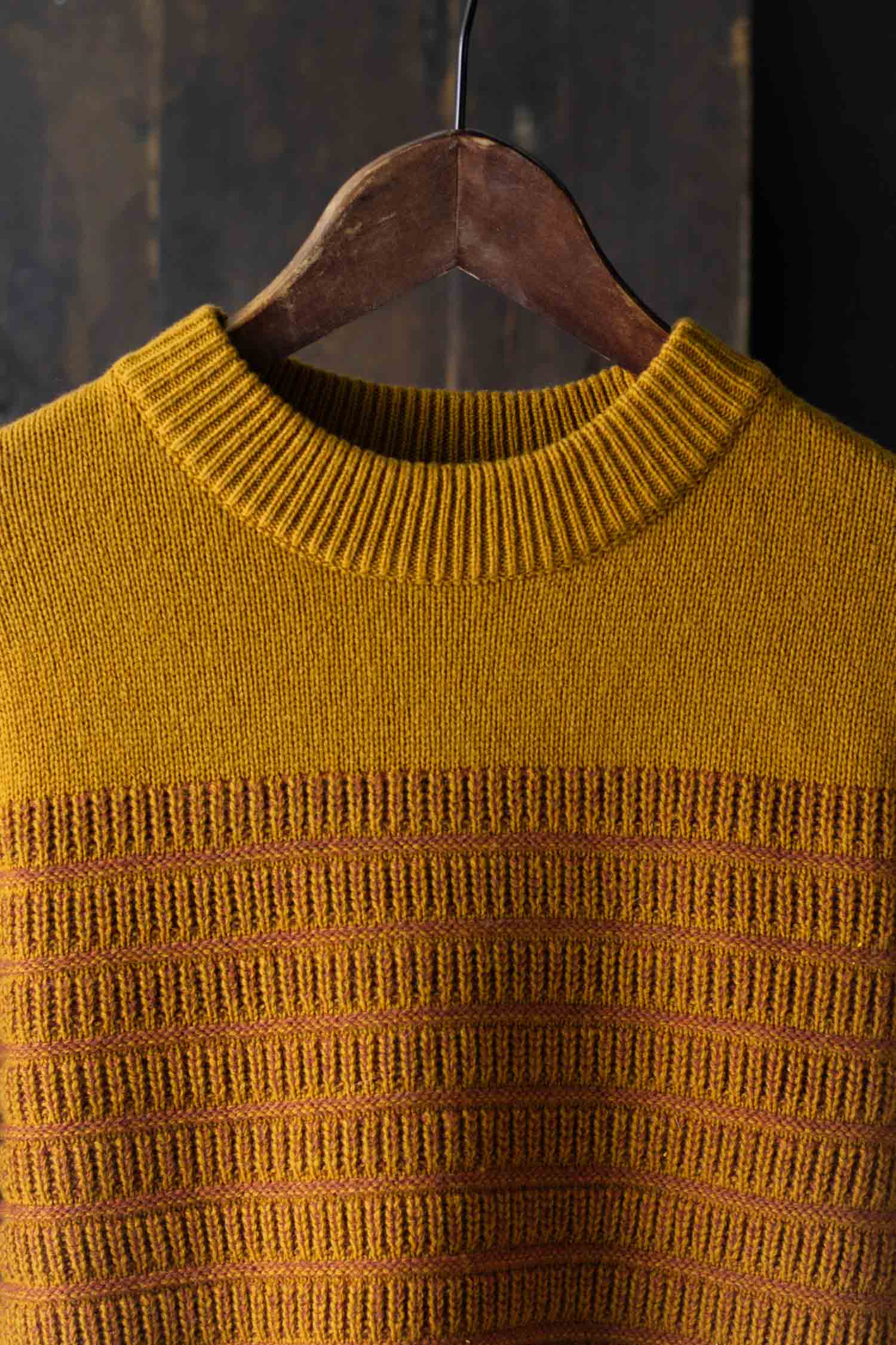 Sabine Sweater / Goldenrod Stripe