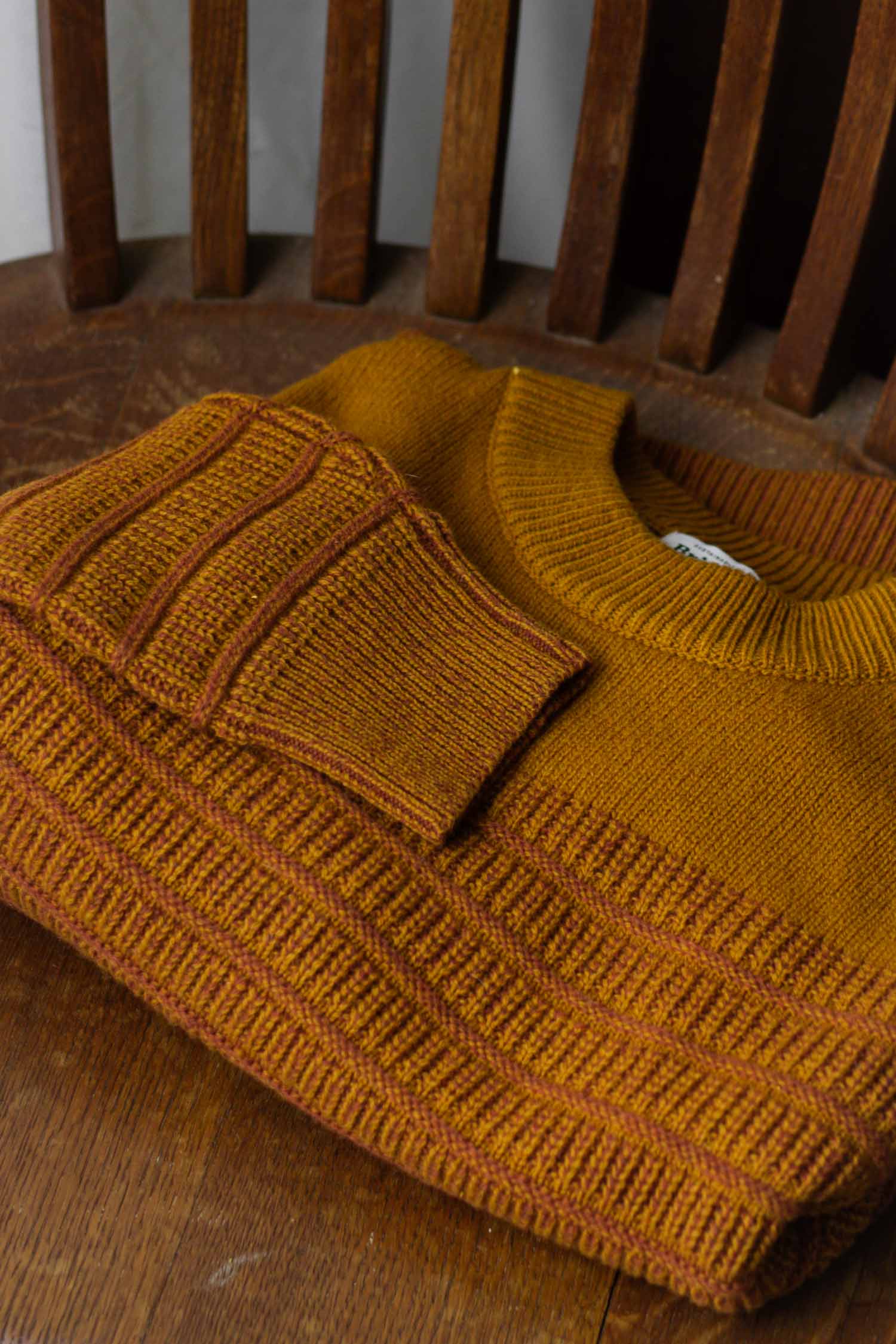 Sabine Sweater / Goldenrod Stripe