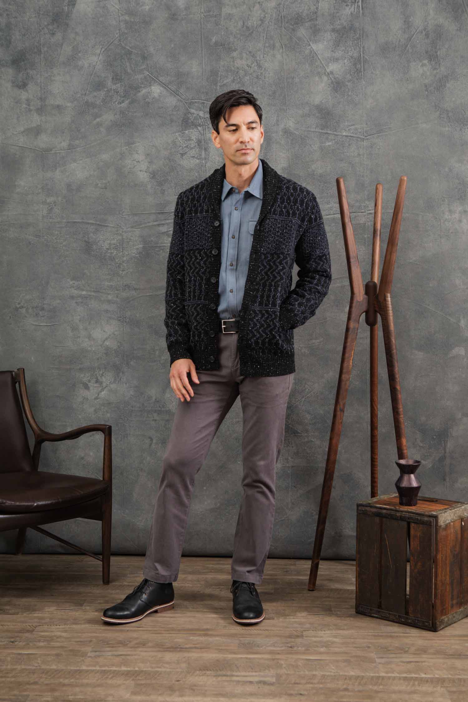 Anders Cardigan / Midnight Tweed