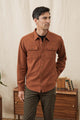 Bedford Shirt / Terracotta Melange