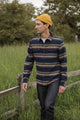 Cole Slim Shirt / Coastline Stripe