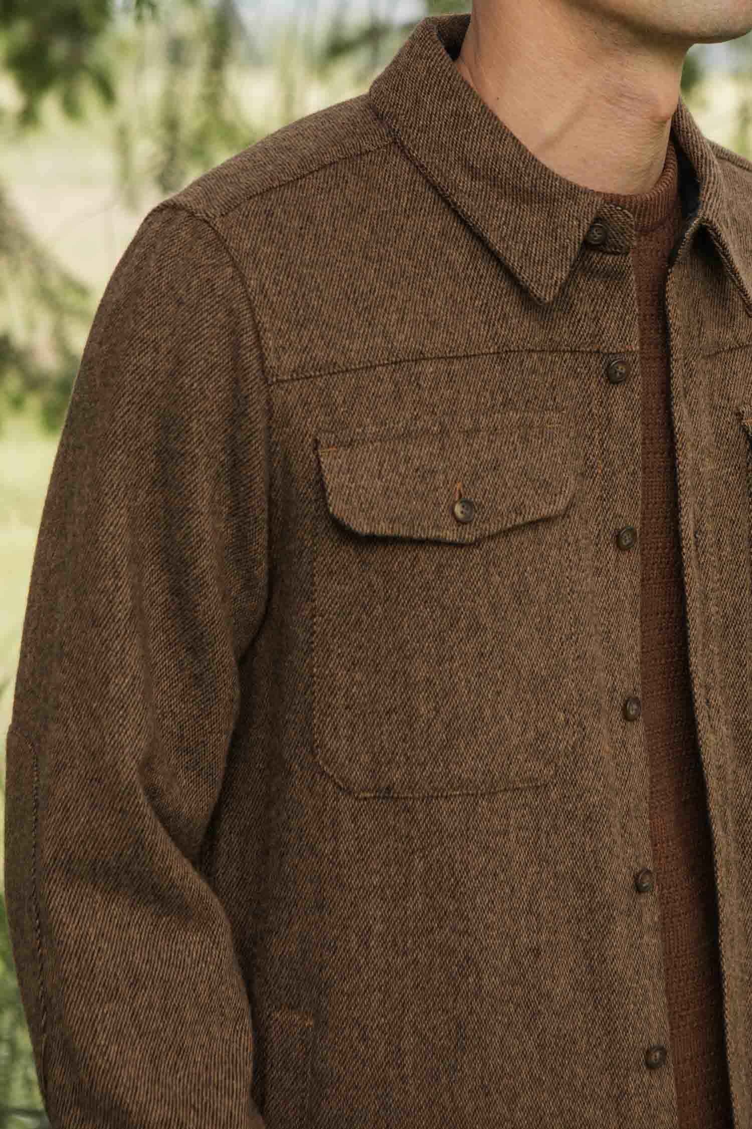 Fielding Shirt Jacket / Tawny Tweed