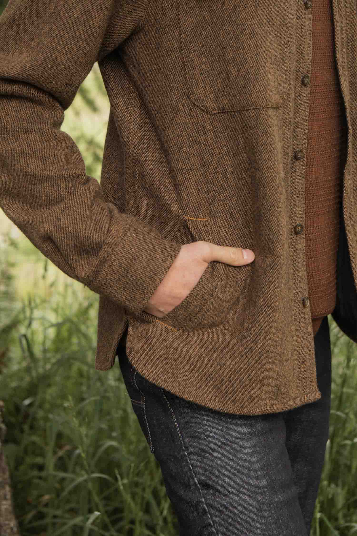 Fielding Shirt Jacket / Tawny Tweed
