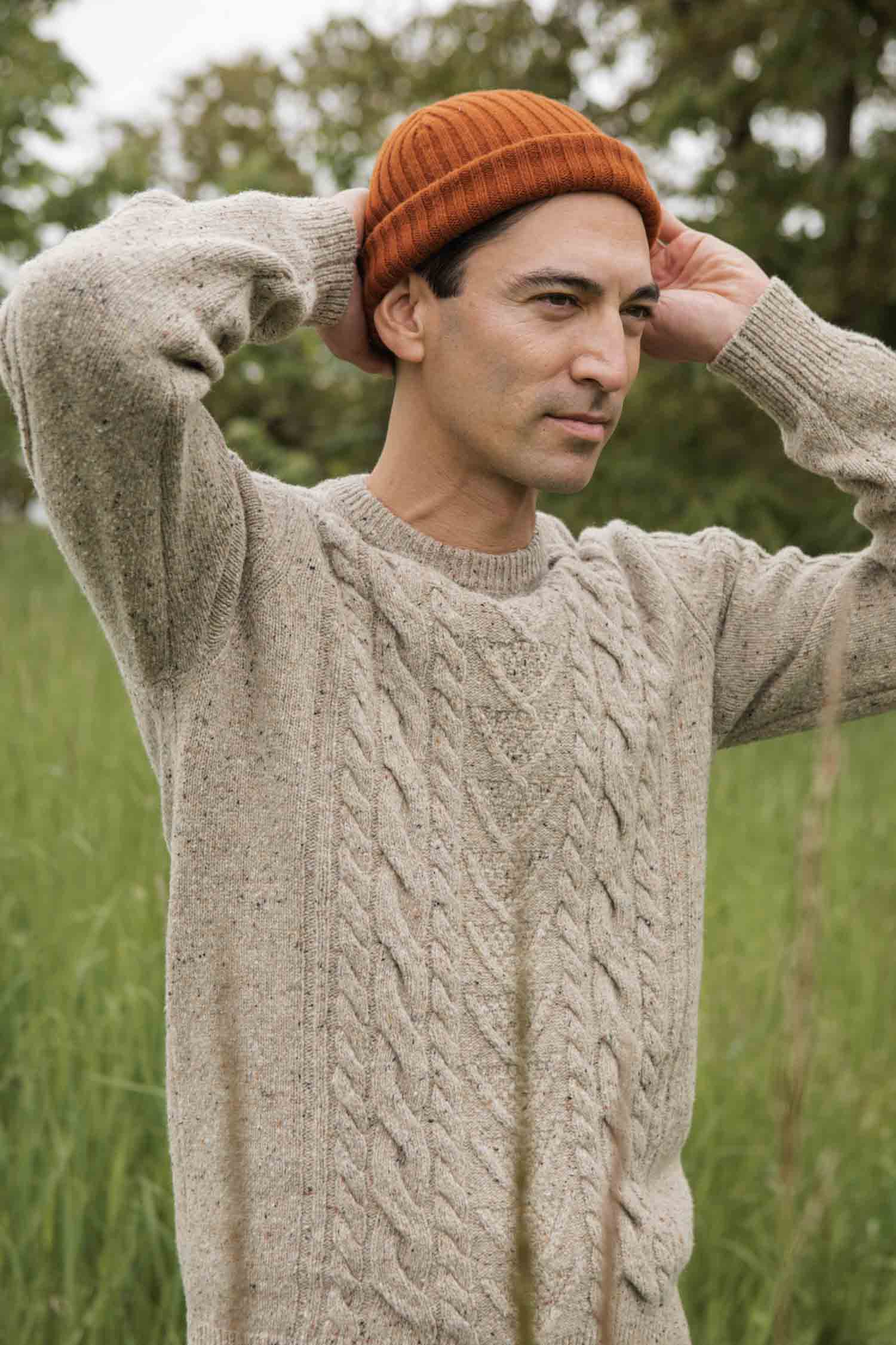 Ludlow Sweater / Flecked Oatmeal