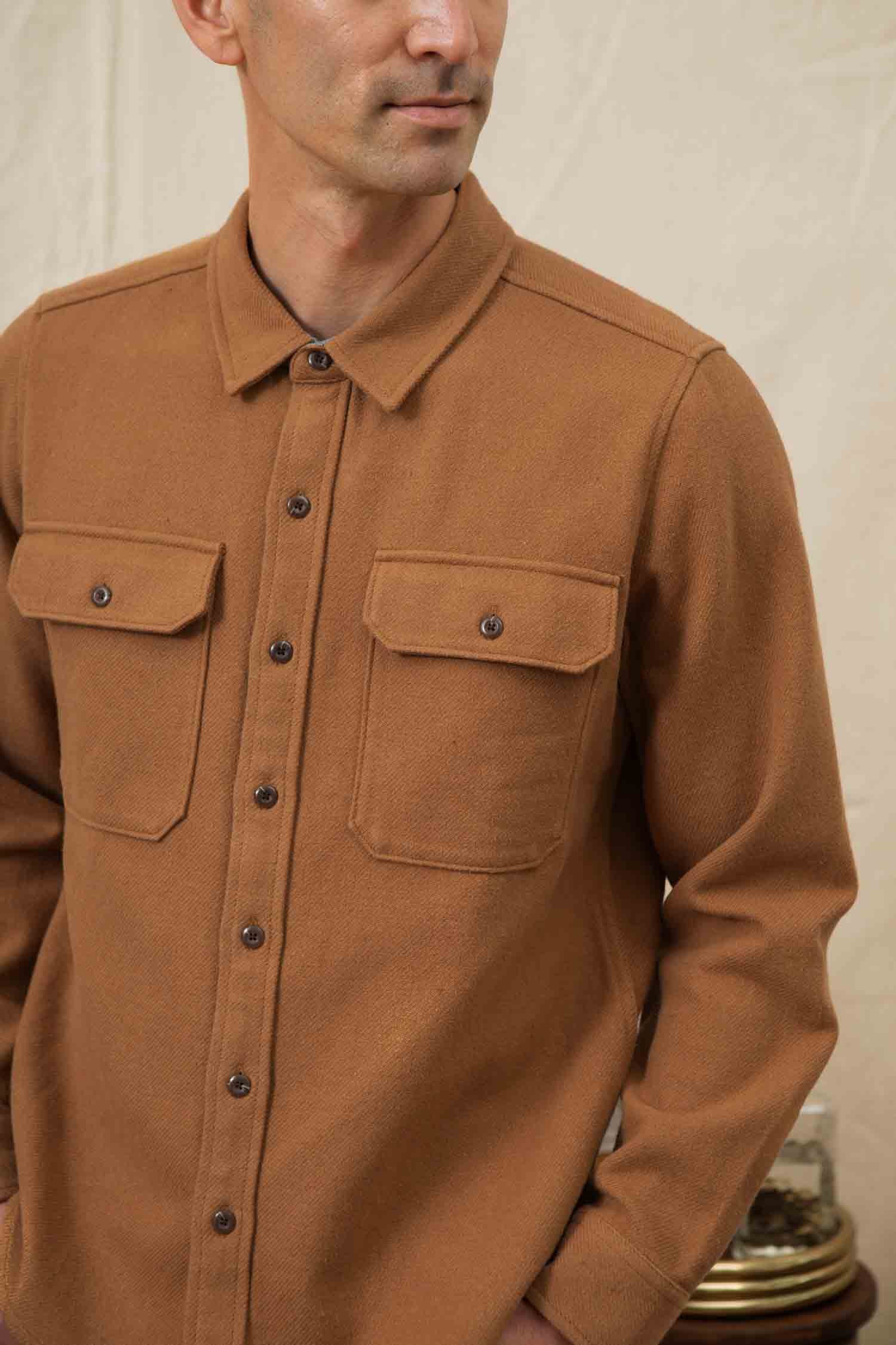 Pointer Overshirt / Camel