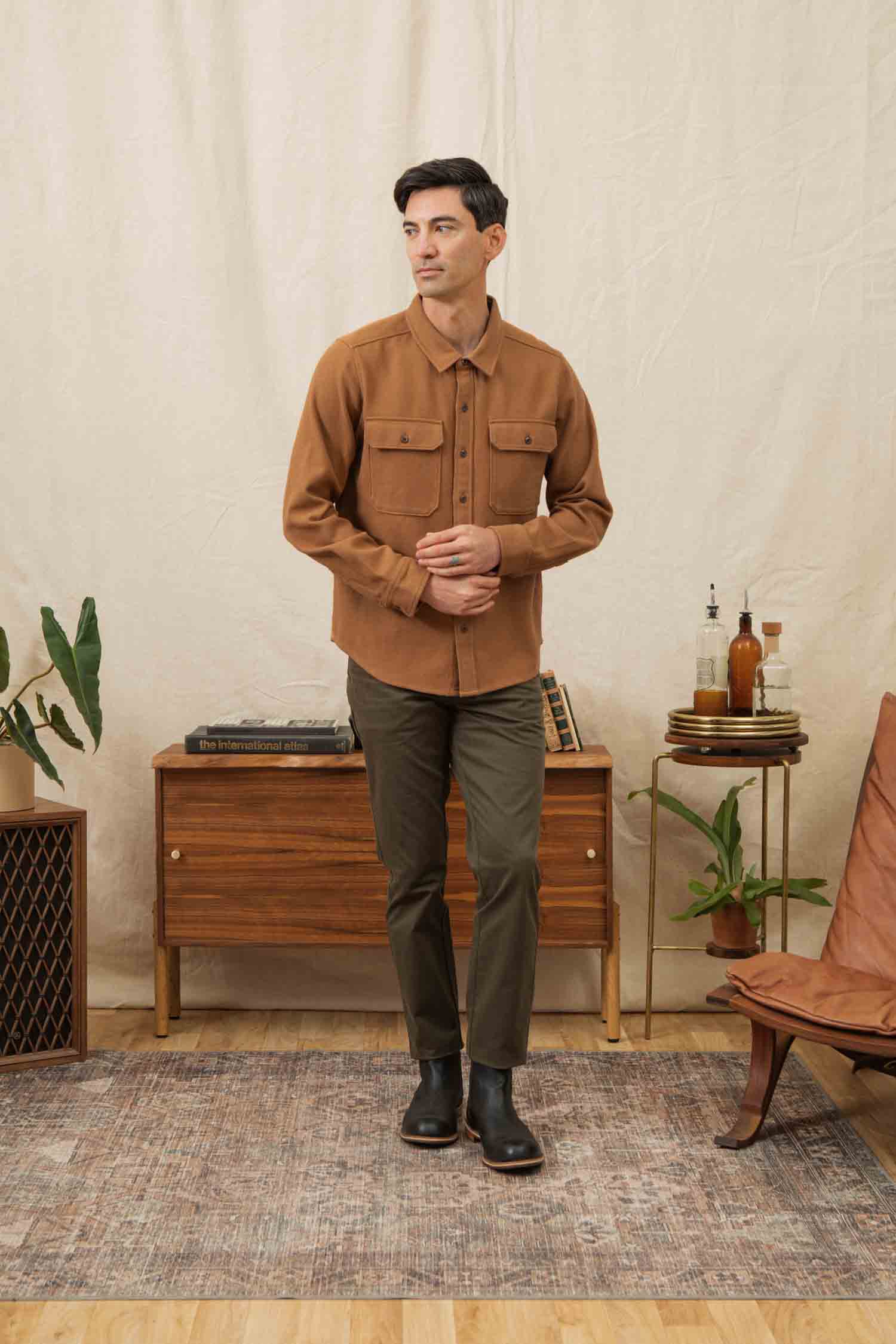 Pointer Overshirt / Camel