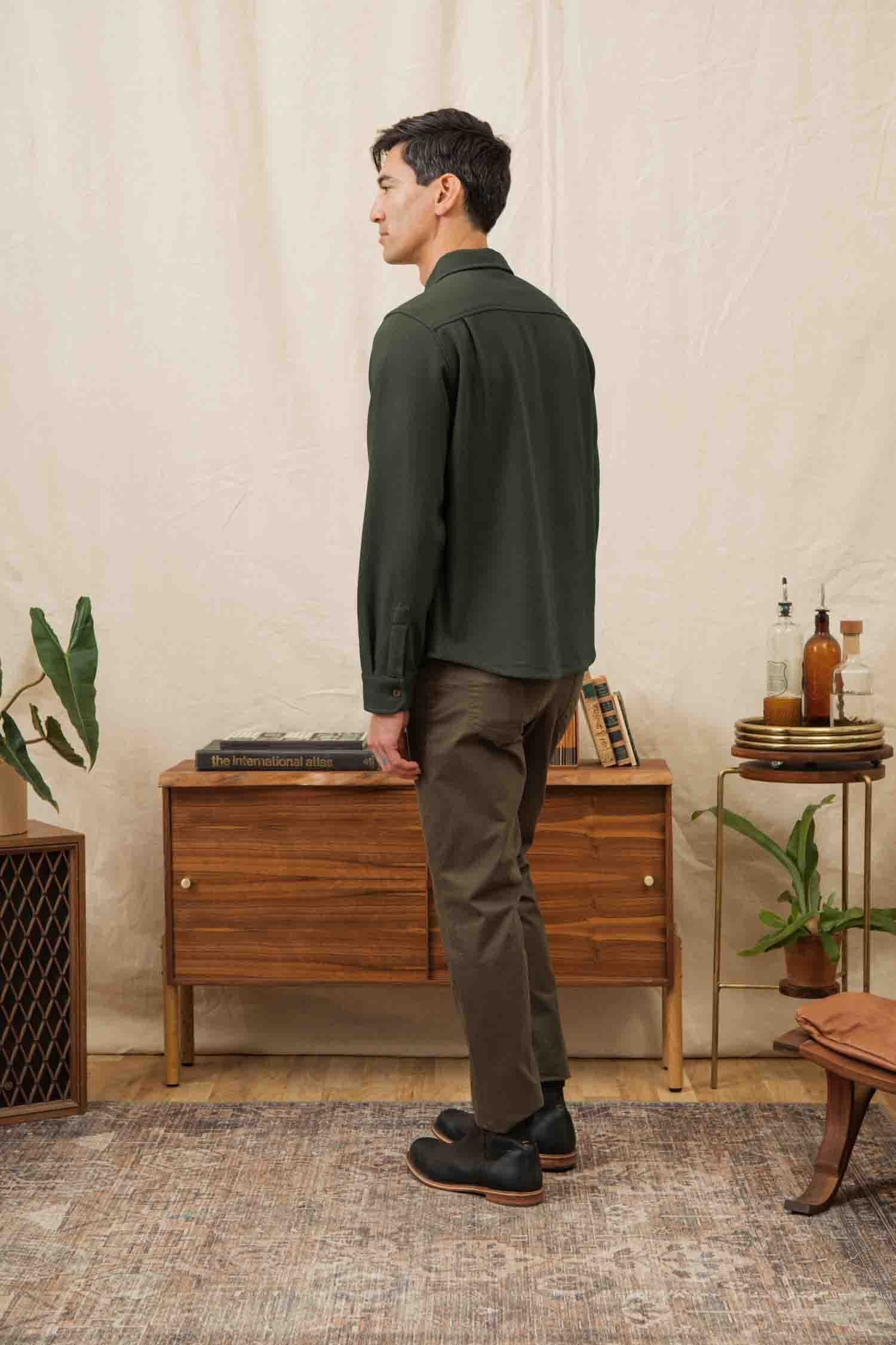 Pointer Overshirt / Dark Sage