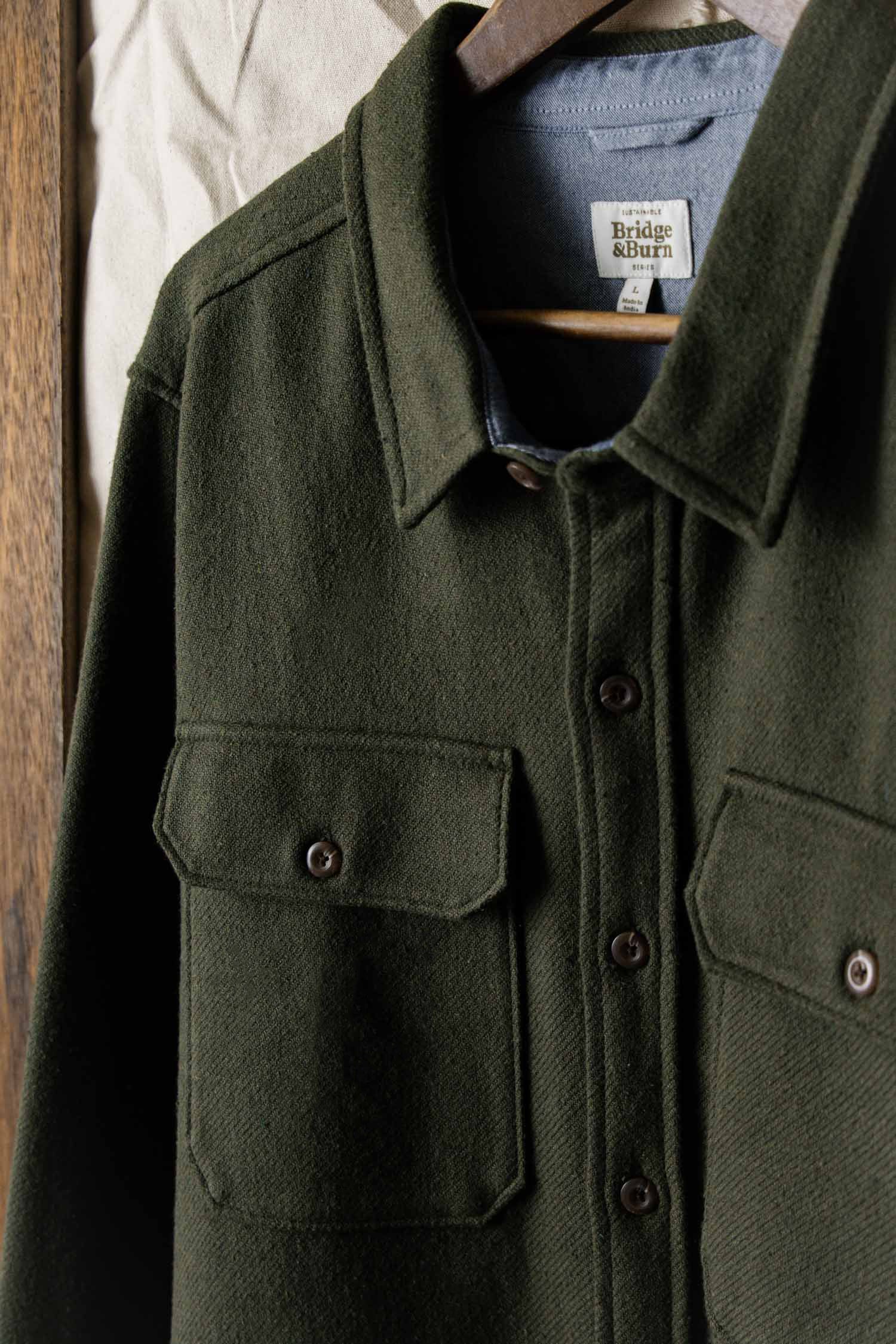 Pointer Overshirt / Dark Sage