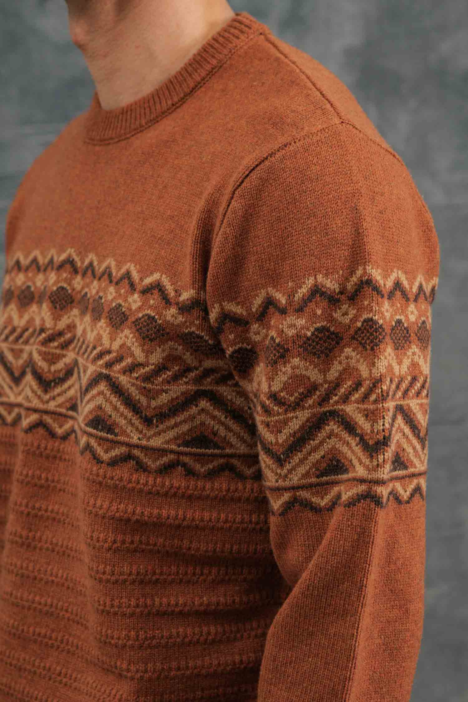 Rockwood Fairisle Sweater / Walnut Grove