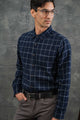 Sutton Slim Shirt / Moonrise Windowpane