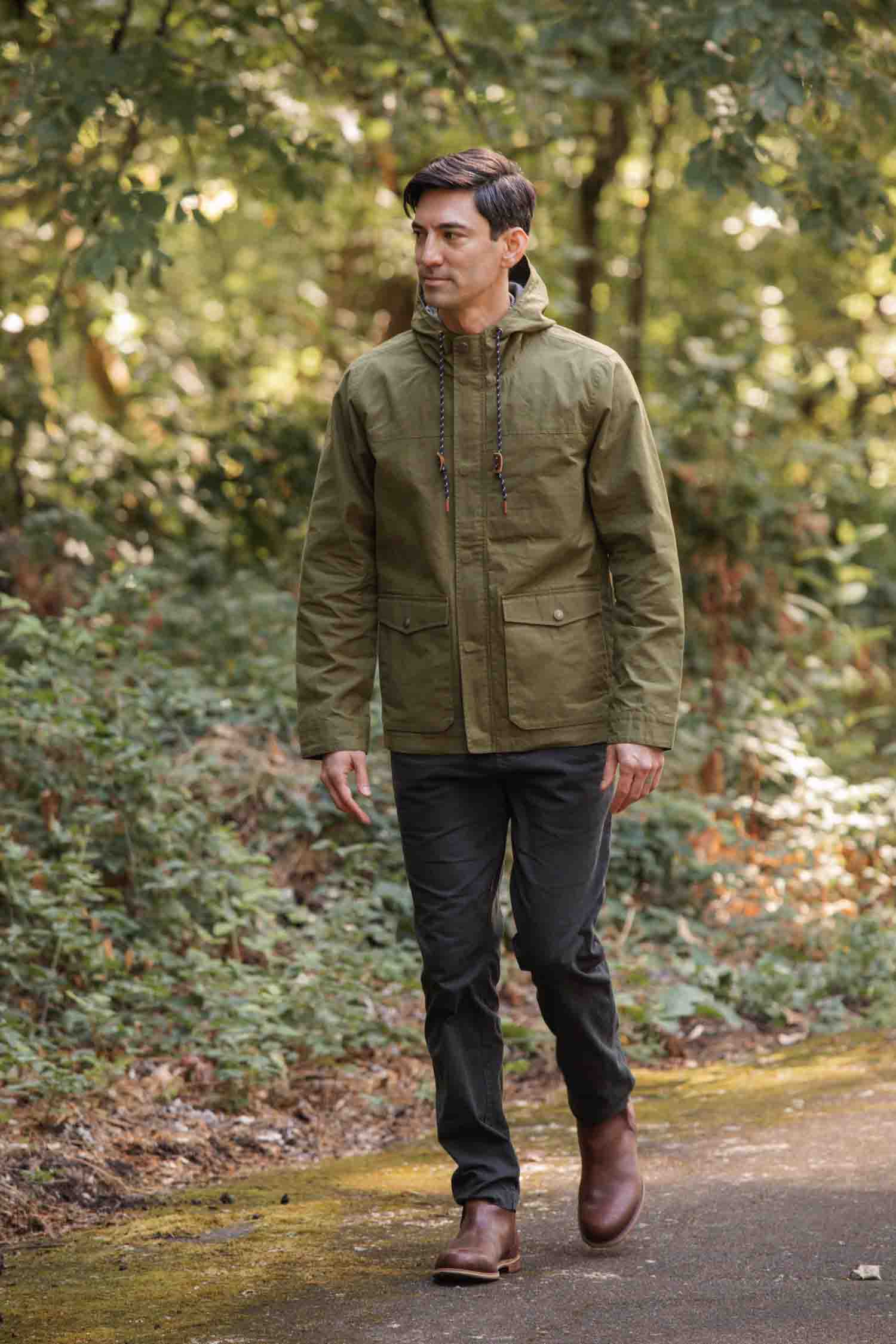 Marshall Jacket / Olive Waxed Canvas