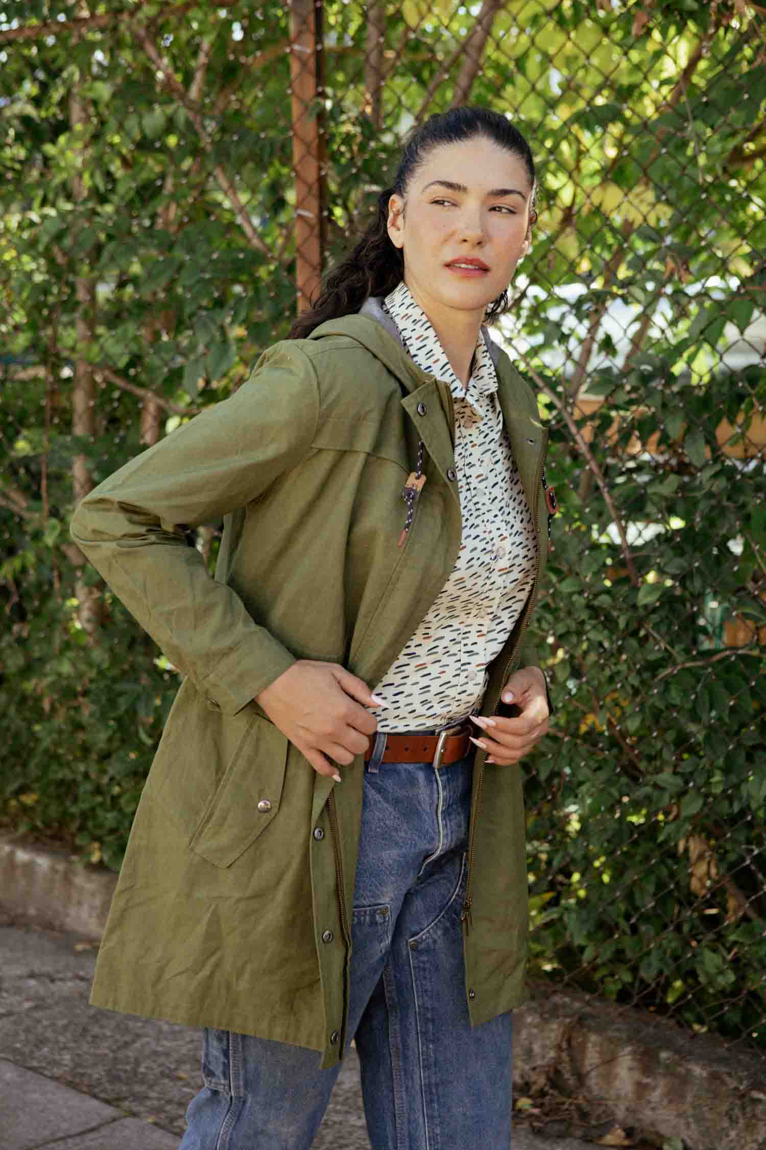 Briar Jacket / Olive Waxed Canvas