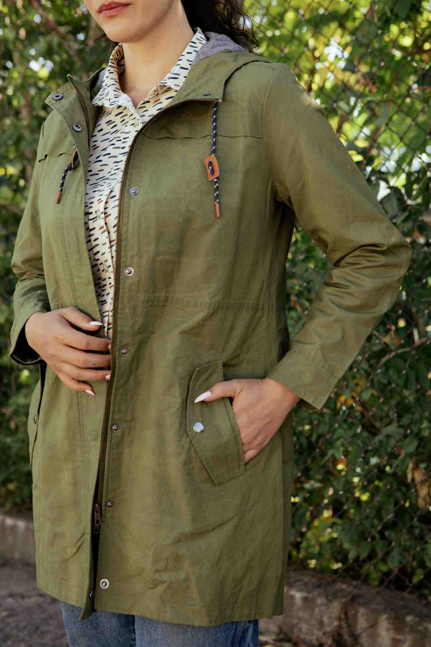 Briar Jacket / Olive Waxed Canvas