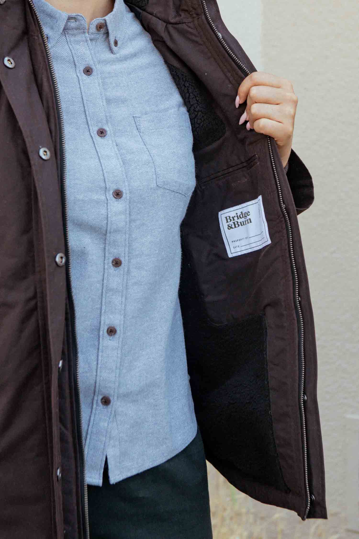 Sequoia Parka / Umber Waxed Canvas