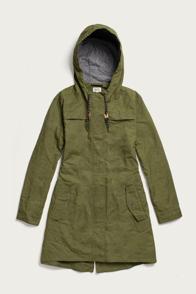 Briar Waxed Canvas Jacket / Olive Waxed Ripstop – Bridge & Burn