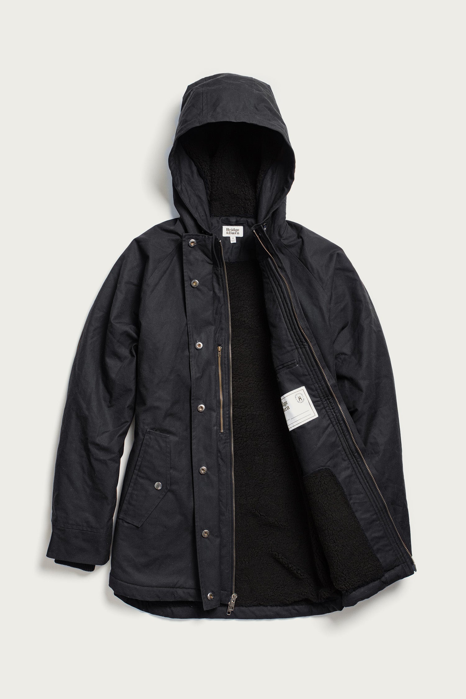 Sequoia Parka / Black Waxed Canvas