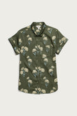 Bea Shirt / Olive Wildflower