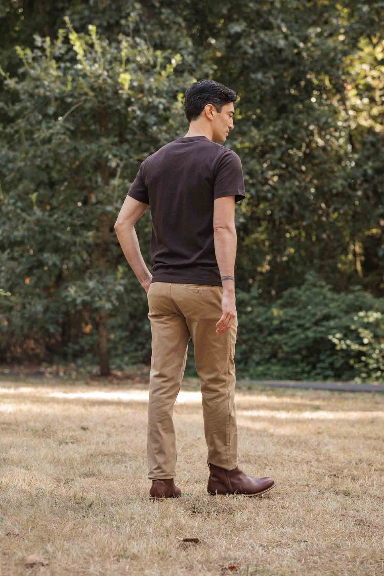 Recycled Pocket Tee / Truffle