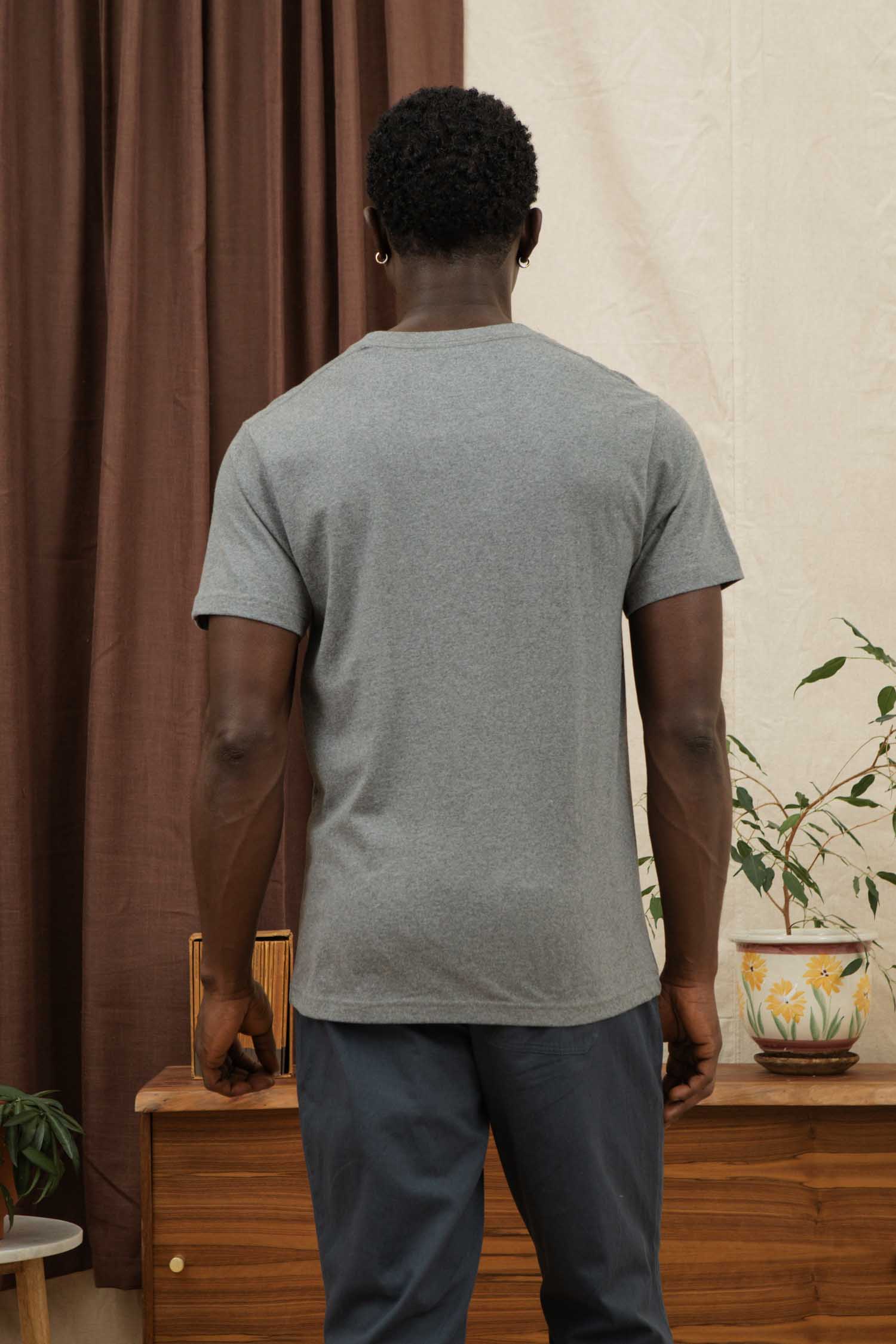 Recycled Pocket Tee / Grey Heather