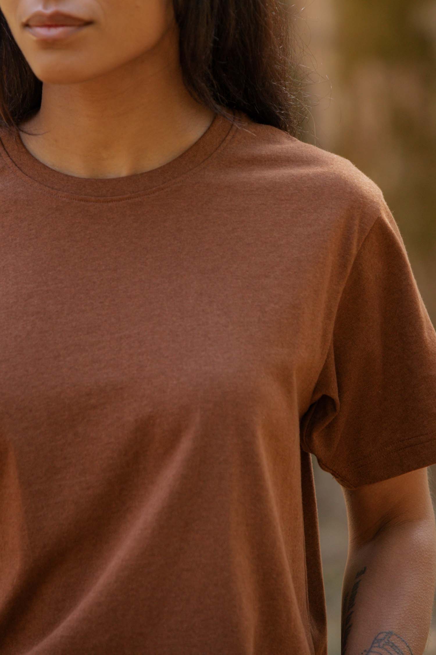 Recycled Boxy Tee / Bronze