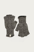 Ragg Wool Fingerless Glove / Charcoal
