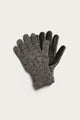A pair of Bridge & Burn Ragg Wool Lined Gloves in Charcoal is shown overlapping on a plain white background.