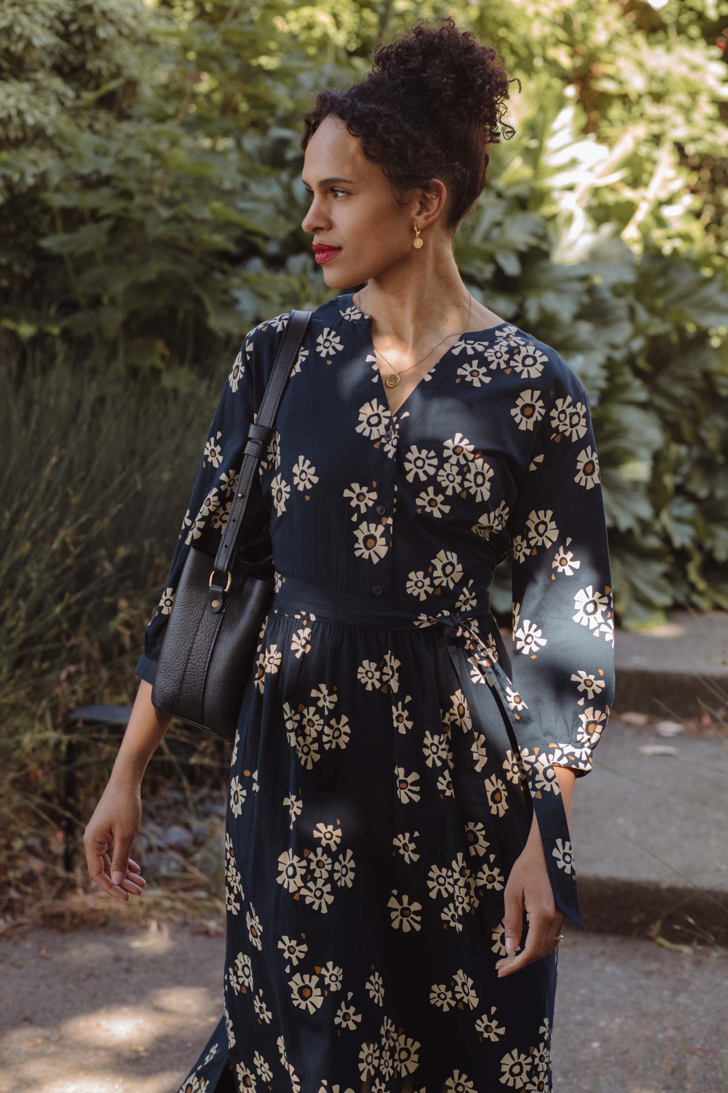 the fiona dress in fall posy reviews Bridge & Burn Fiona Dress