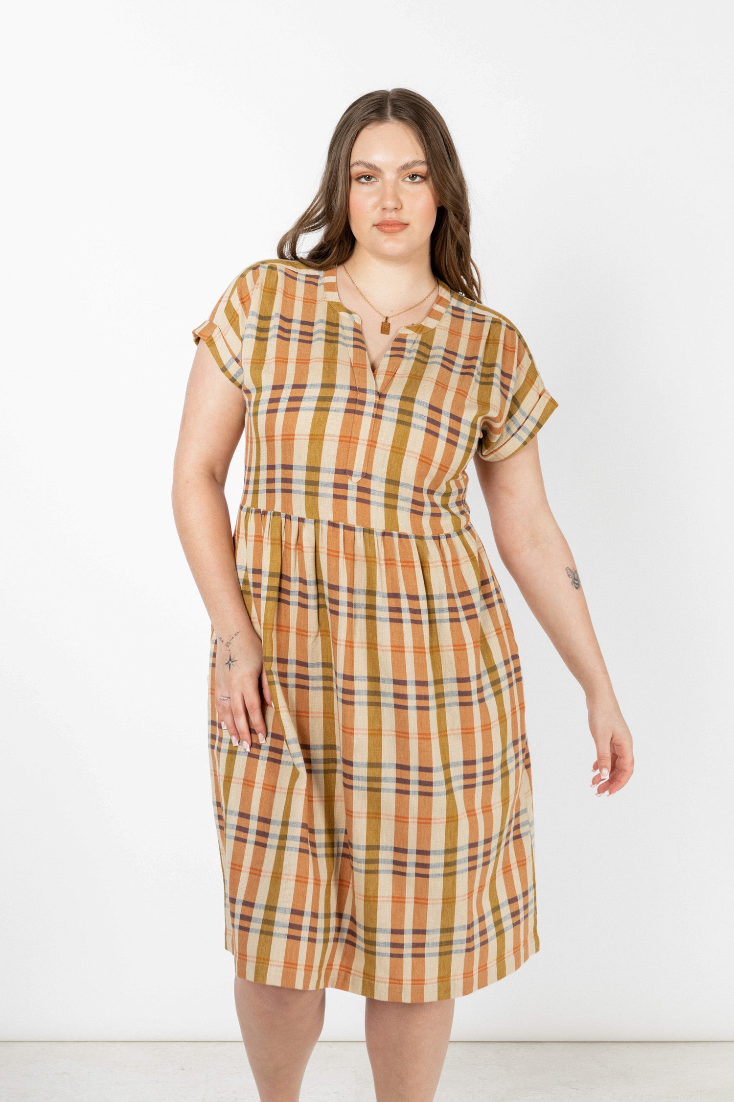 Ira Dress / Heceta Plaid