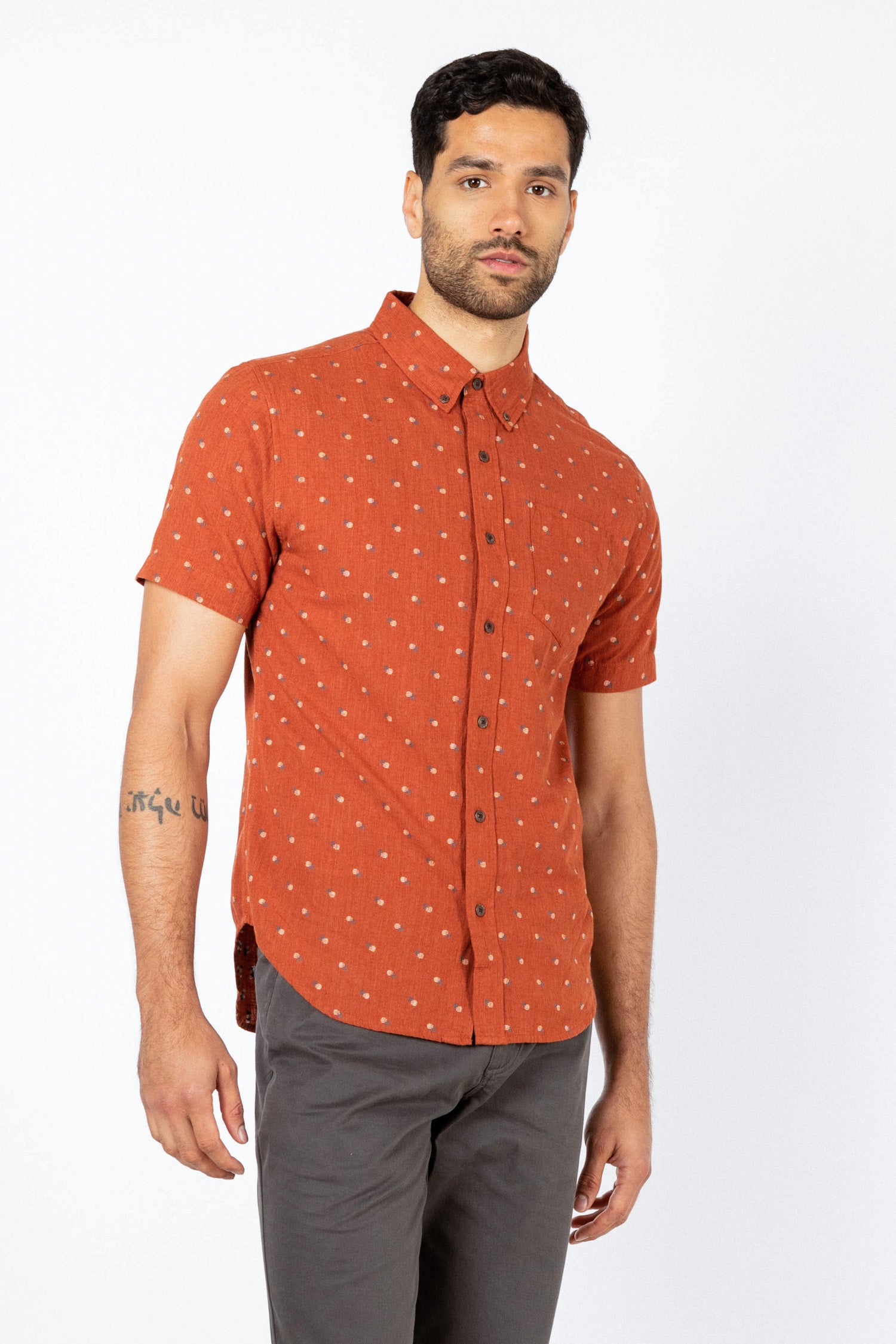 Jordan Slim Shirt / Fil-Coupé Dots