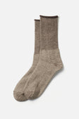 RoToTo City Socks / Grey Dark Brown