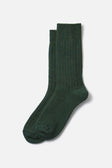 RoToTo Cotton Wool Socks / Dark Green