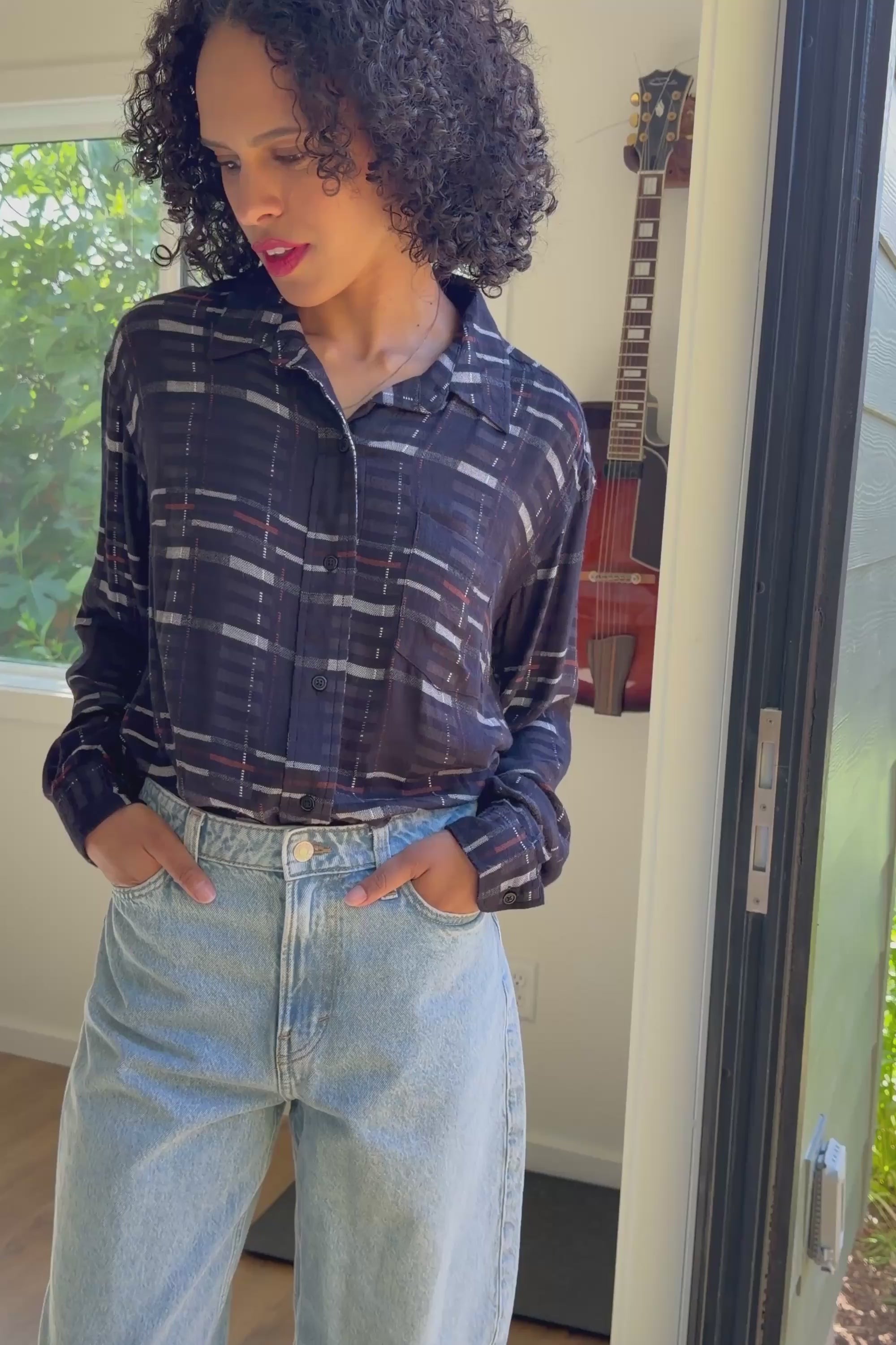 Haley Shirt / Nightfall Stripe