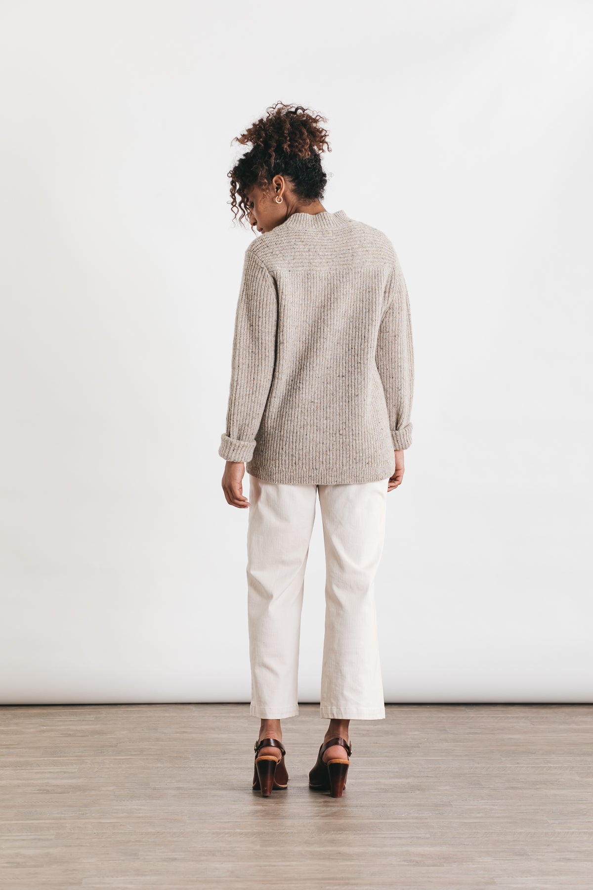 Chloe Mockneck Sweater / Oatmeal