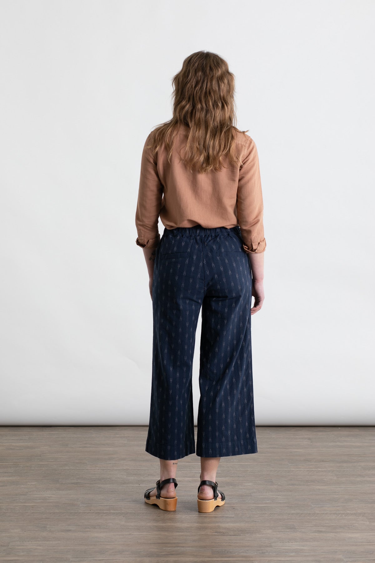 Keaton Pant / Navy Dobby Stripe