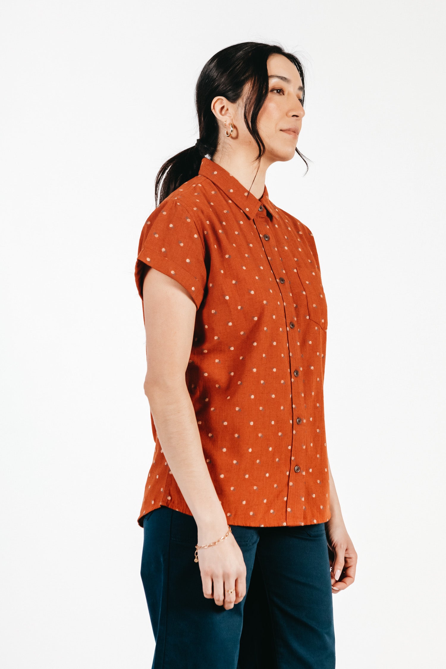 Bea Shirt / Fil-Coupé Dots