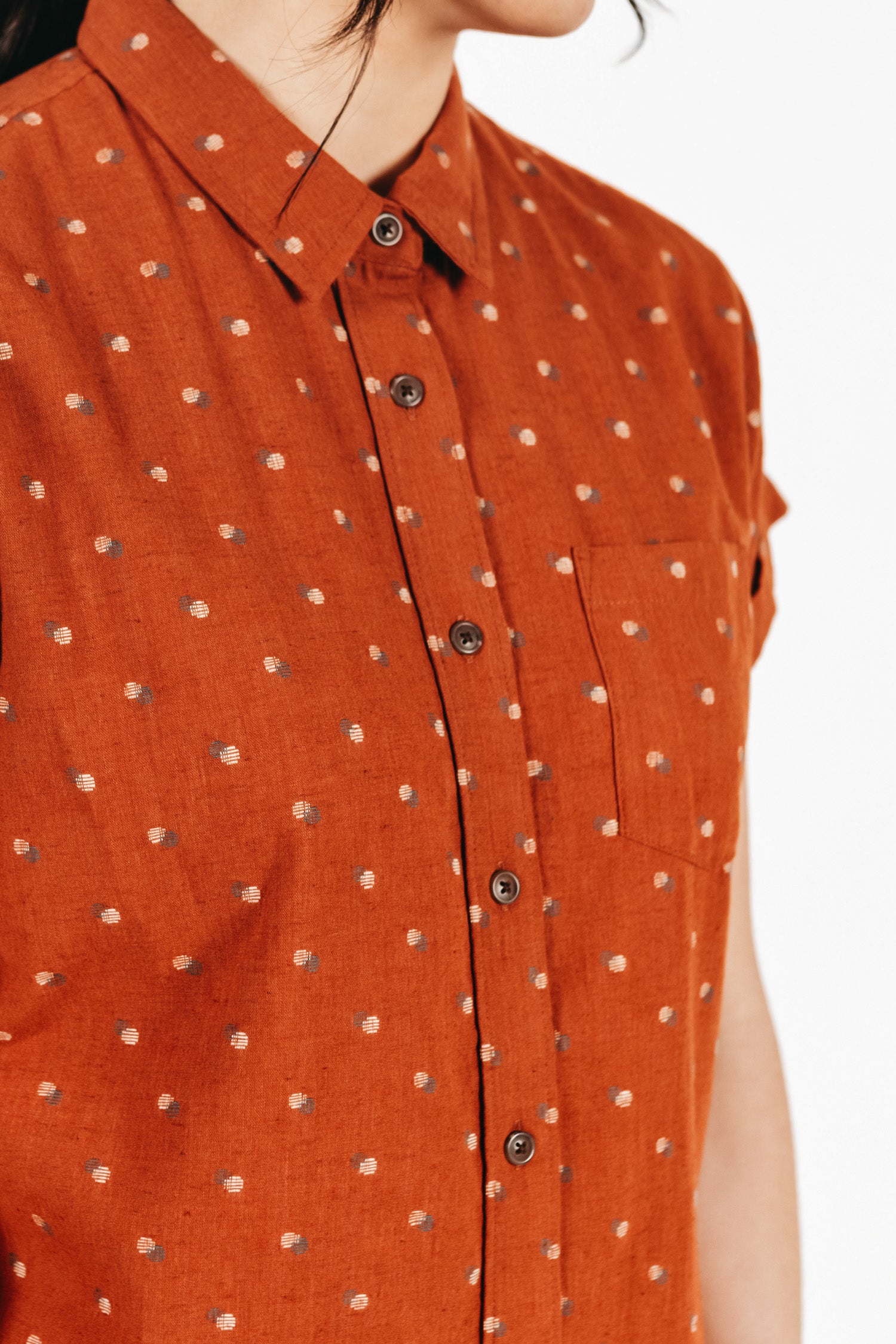 Bea Shirt / Fil-Coupé Dots