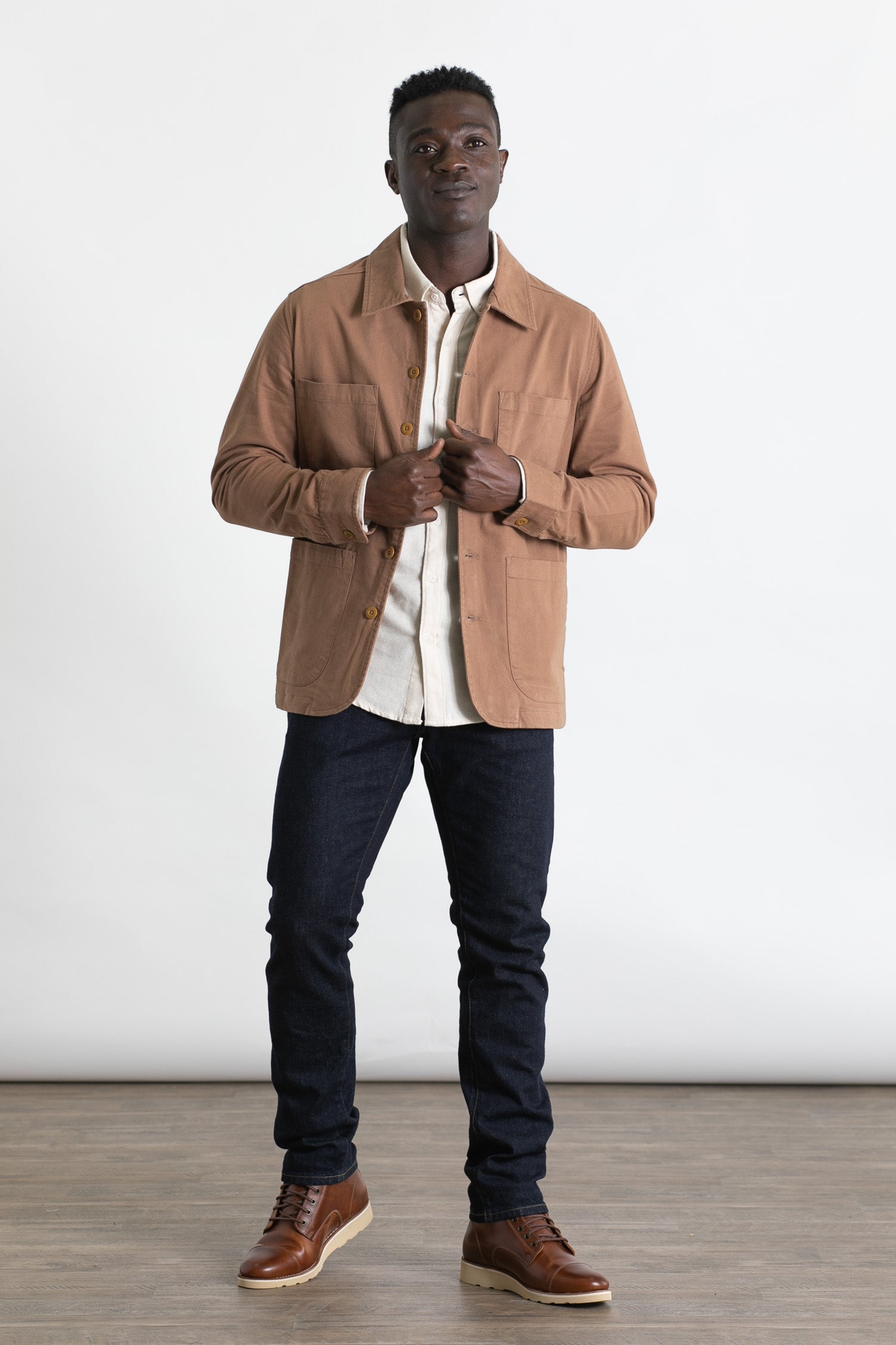 Amos Chore Coat / Brown Twill