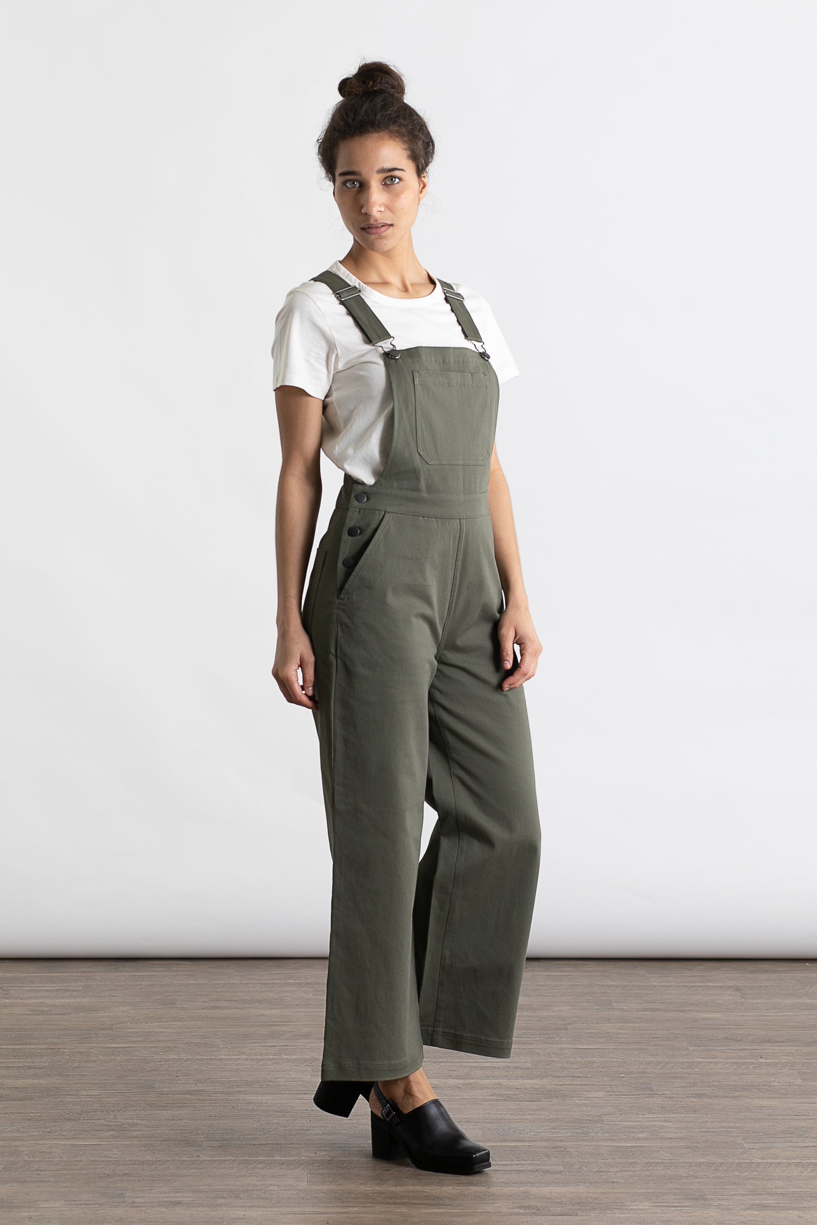 Roscoe Overall / Olive Canvas