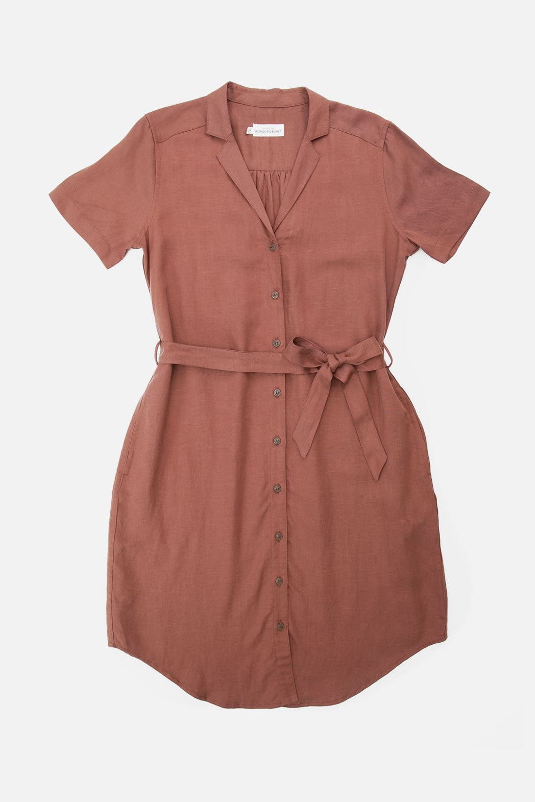 Sofia Shirt Dress / Copper