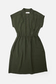 Lorane Dress / Olive Seersucker