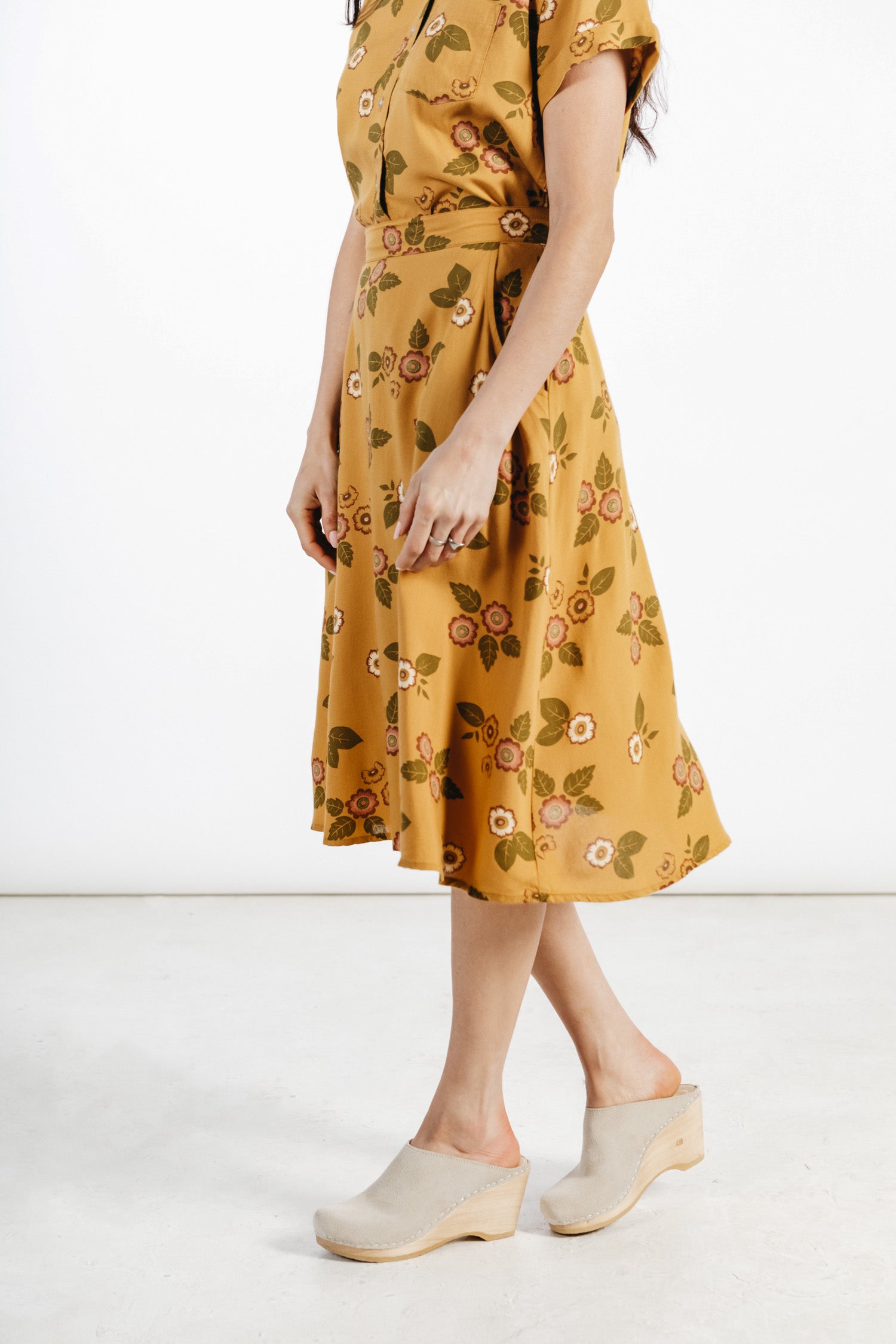 Cara Skirt / Folk Floral