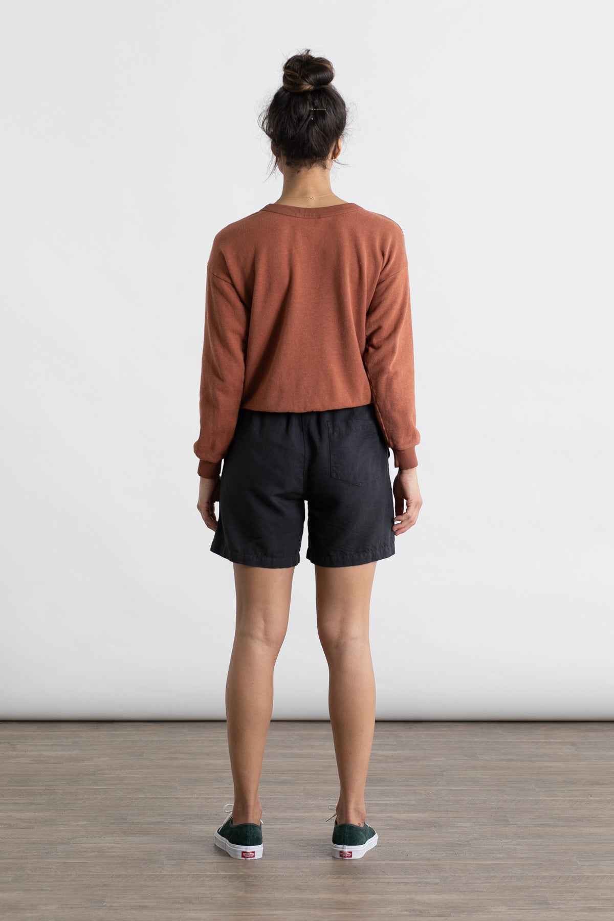 Jungmaven Yakama Cropped Sweatshirt / Terracotta